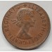 AUSTRALIA 1964 . ONE 1 PENNY . ERROR . HUGE MIS-STRIKE